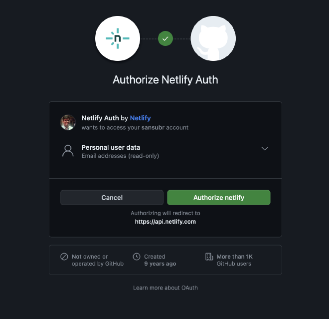 github-netlify